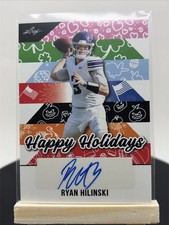 2025 Leaf Holiday Autographs #BA-RH2 Ryan Hilinski Happy Holidays