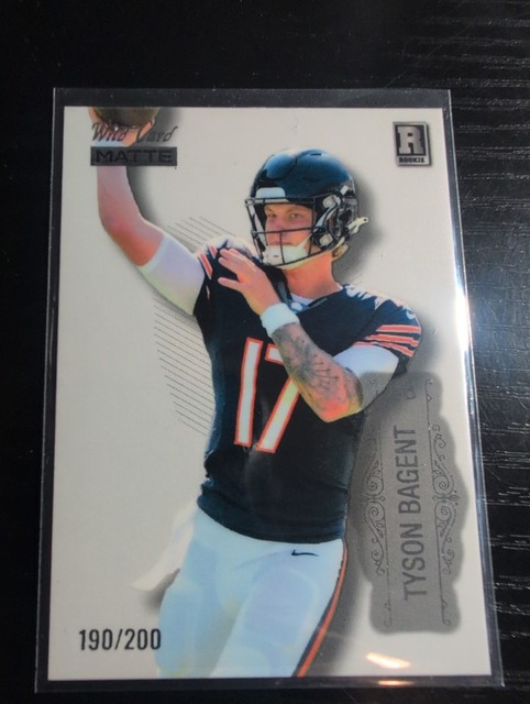 Tyson Bagent Rookie /200 Wild Card Matte 2023 Bc-Tb Bears RC (au)