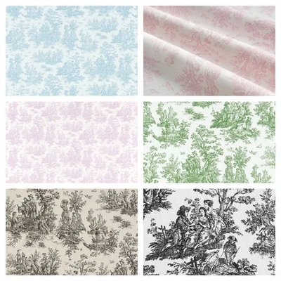PREMIER PRINTS Toile Fabric By The Yard French Colonial Home Decor Upholstery Sewing Crafts