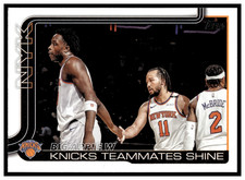 2025-26 Topps #274 Big Apple W/OG Anunoby/Jalen Brunson/Miles McBride NY Knicks
