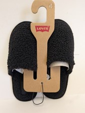 Levi Slippers Women's Size 5-6 Small S Black Charcoal 540-31234 New