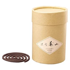 NIPPON KODO Agarwood Juzan Coil 20 rolls H 95mm x W 65mm x D 65mm #567