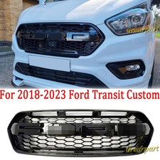 Front Grill For 2018-2023 Ford Transit Custom Trail Sport Grille Glossy Black