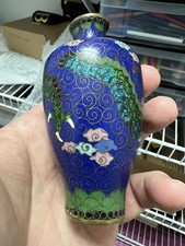 多色景泰蓝1900-1940 年日本花瓶| eBay