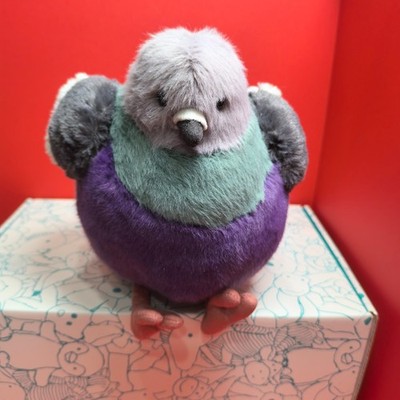 Jellycat Leicester Pigeon Plush Medium Soft Toy Gray Selfridges
