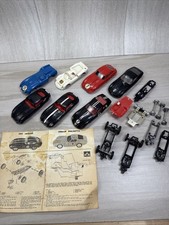 VINTAGE SLOT CAR LOT 1/32 STROMBECKER BODIES CHASSIS PARTS FERRARI JAGUAR PORSCH