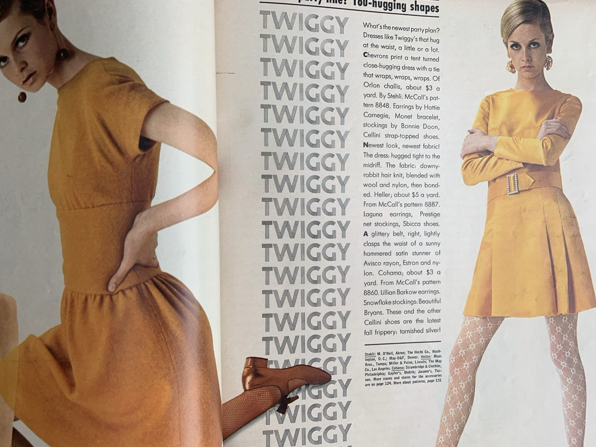 女性情報誌 Seventeen magazine july 1967 Twiggy Seventeen July 1967 Twiggy | ASMR Magazine Flip Through