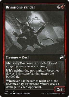[MTG] Brimstone Vandal (130) (DBL) LP-HP