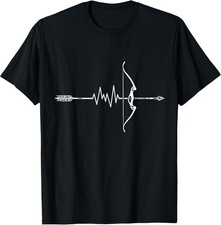 Heartbeat Bow Hunting Archer Archery T-Shirt UNISEX S-3XL