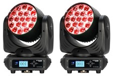  2 Eliminator Lighting ADJ Stryker Wash 228W RGBW LED Moving Head Lights