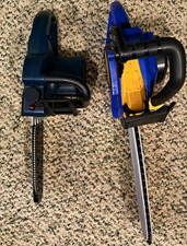 Bosch Pretend Play Toy Chainsaw Tool Set Lot of 2 Blue/Yellow