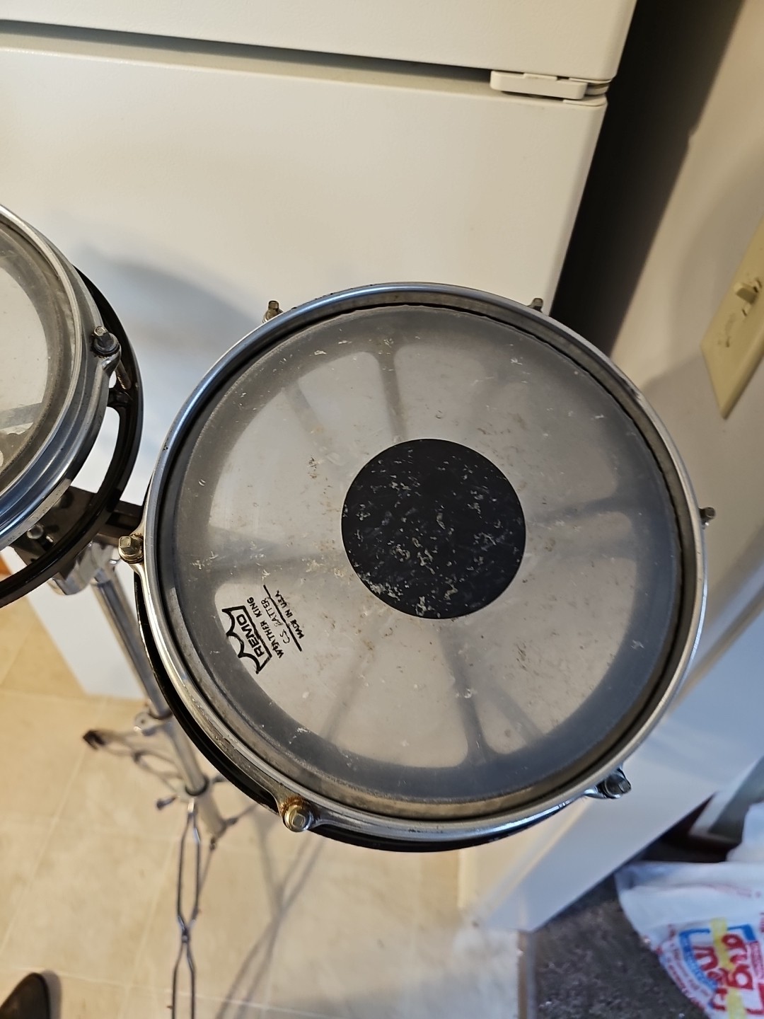 Remo Rototom 10, 8, 6 set with Stand