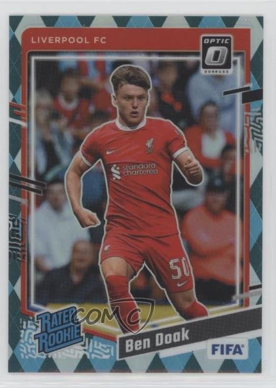 2023 Donruss FIFA Optic Rated Rookie Argyle Prizm Ben Gannon-Doak Doak #182 7iu