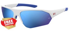 Under Armour Unisex-Kids Rectangular Wrap Sunglasses 7000/S  Polarized Sunglass
