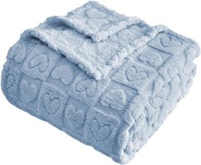 Throw Blankets with Heart Checkered,Soft Warm Blankets for Lover Mom Father F...