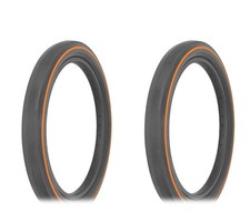 Two Bike Tire 20 x 2.125 Black Orange Line Side Wall IA-1521.