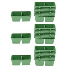 30 Parrot Food Feeding Bowls Cage Hanging Bird Feeder