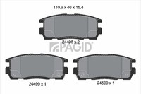 Pagid Bremsbelagsatz Scheibenbremse T1659N FüR Opel Antara L07 Cdti 4X4 LPG XL7