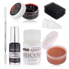 Tooth Paint,Scar Wax Adhesive Special Effect Wound Modeling Skin Wax,Coagulated