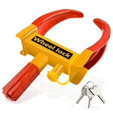Universal Wheel Lock, Heavy Duty Tire Lock, Automobile Security Anti Theft