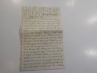 Civil War Letter 1861 Thinking Say About Dying 13th Kentucky Signature Paper