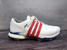 Adidas Men  s Golf Shoes Tour360 24 Boost White Red - US10