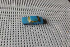 Siku 1970-74 Audi 100 V308 Glas gelb Innen gelb Lenkrad rot 1:60 blau türkis