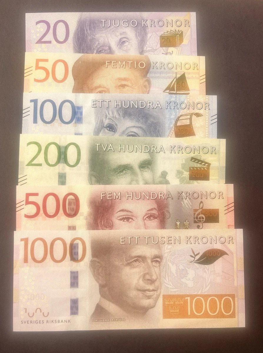 Uncirculated Banknote Swedish Paper Money for sale | eBay