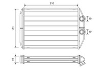 Valeo WäRmetauscher Innenraumheizung 811624 Aluminium FüR Opel Movano X62 Bus 3