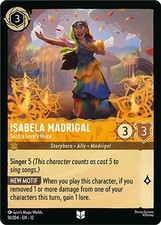 Lorcana Isabela Madrigal - Such a Lovely Voice 16/257 Ch. 12 Wilds Unknown NM