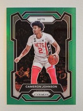 2023-24 Panini Prizm - Cameron Johnson #222 Green Prizm