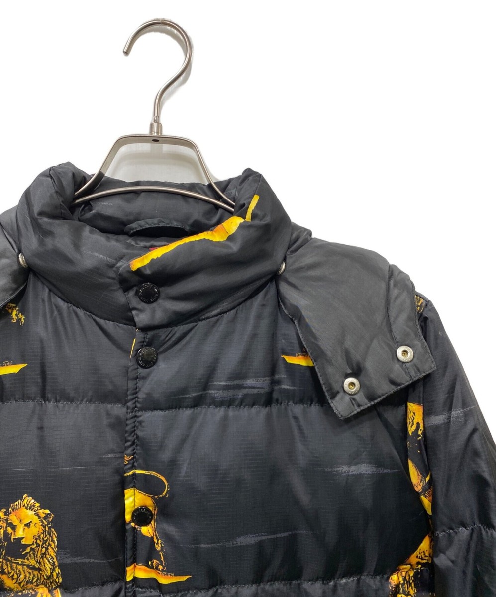 SUPREME 13AW Lion Puffy Jacket Size: S Black x yellow Men | eBay