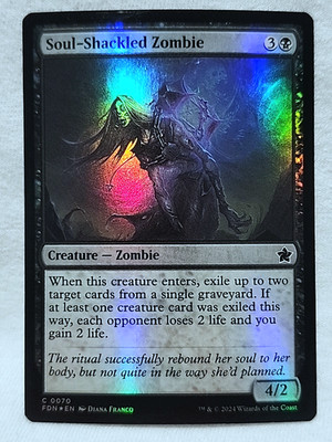 Soul-Shackled Zombie 0070 Common Foil Foundations