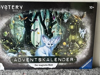 Ravensburger 23627 - Mystery Adventskalender - Der magische Wald  - 24 Rätsel