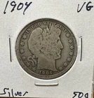 1904 P Barber Silver Half Dollar