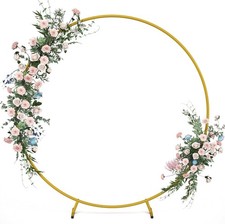 Hochzeit Bogen Metall Traubogen Rund Hintergrund Blumen Ballon Ständer Deko