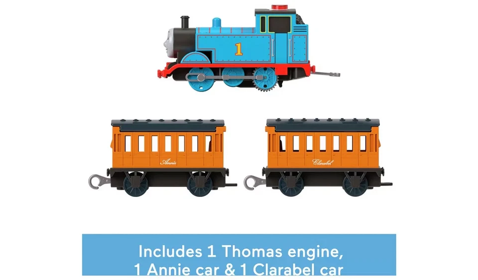 NUEVO 2025 Thomas And Friends Talking Thomas Tren Motorizado Con Annie & Clarabel Foto 4 de 4