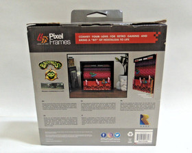 PIXEL FRAMES BATTLETOADS NES TURBO TUNNEL 9X9 SHADOW BOX ART OFFICIALLY LICENSED