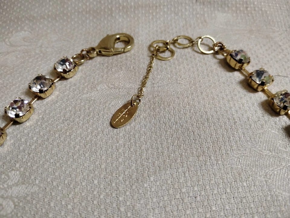 Amrita Singh GT Metal Clear Crystal Green Glass Bead 18.5" Statement Necklace - Image 3 of 4