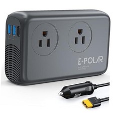 300W Car Power Inverter Pure Sine Wave with 60W PD USB-C, Power Inverters for