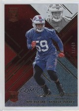2016 Donruss Elite Elite Rookies Red 11/49 Reggie Ragland #125 0st9