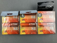 3TDK Premium MP 8mm 120 Minute Tapes 4 Pack 8mm Camcorders New Sealed Lot Of 3