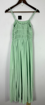 american eagle green maxi dress Plus Size Solid Boat-Neck Dress – USAFashion main image 0
