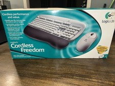 Logitech Cordless Freedom Optical Wireless Keyboard With Mouse - BRAND NEW