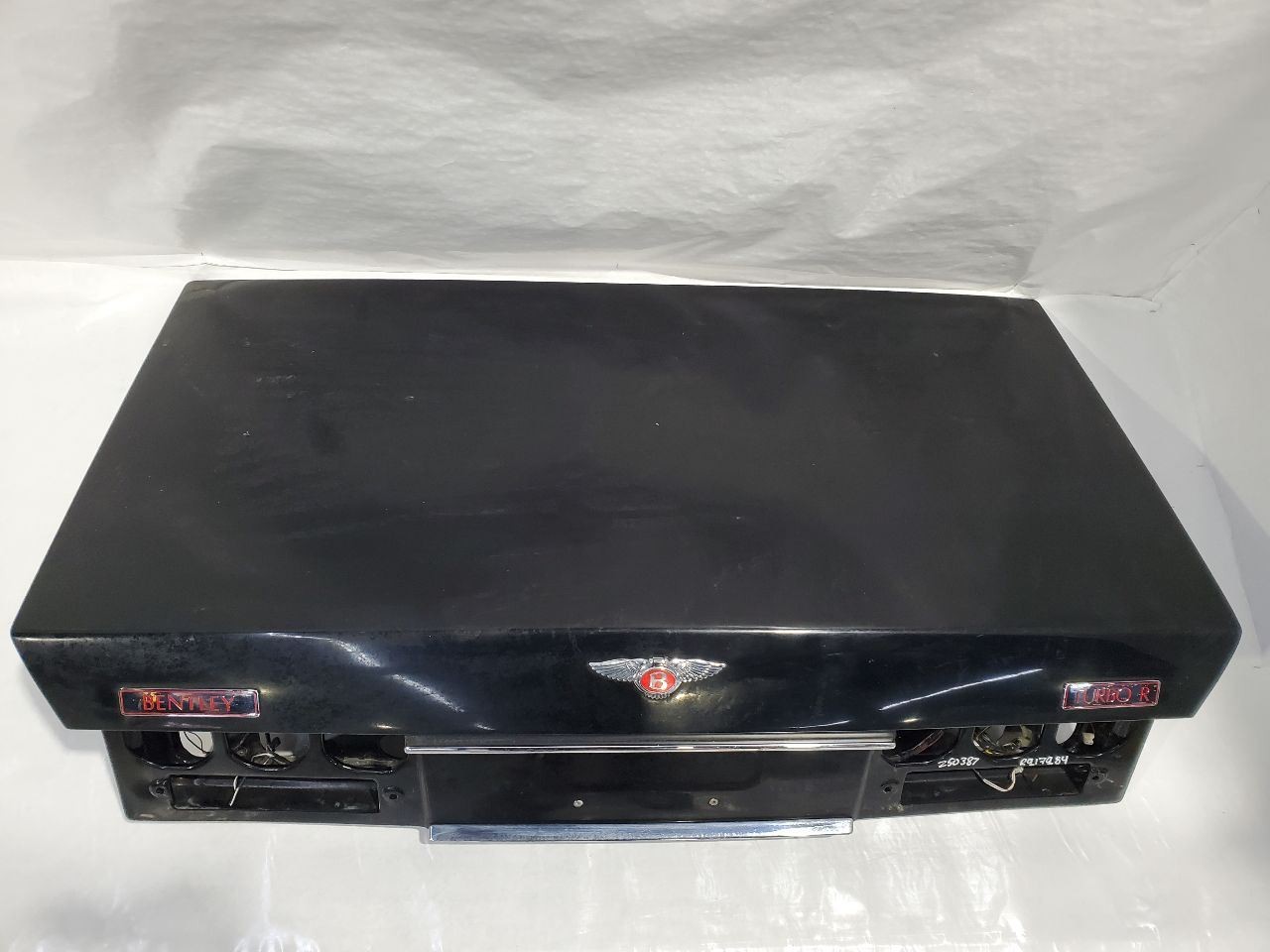 1991 Bentley Turbo R OEM Black Trunk Lid Minor Scuffs 
