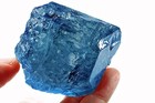 852Ct Aquamarine Super Santa Maria Blue Crystal Facet Rough Specimen YHLA310 — photo 2