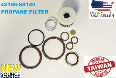 #ad 0009831650 LINDE FORKLIFT PROPANE FILTER 580055305 580090387 YALE 1689544 FH041 $10.90