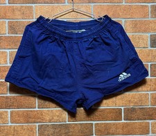 ADIDAS VINTAGE RETRO SPRINTER SHORTS UNIQUE 1990S MAN SIZE 5 M BLUE