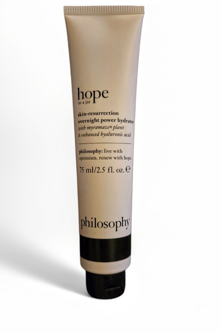Philosophy Hope In A Jar Overnight Power Hydrator Skin Resurrection Facial Moisturizer 2.5 oz