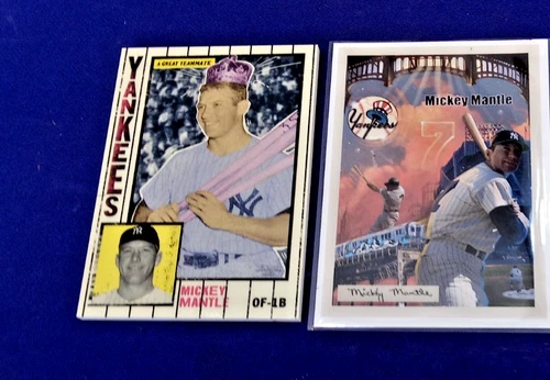2021 TOPPS PROJECT 70 PRE PRODUCTION PROOF  BACK CARD STOCK MICKEY MANTLE 260